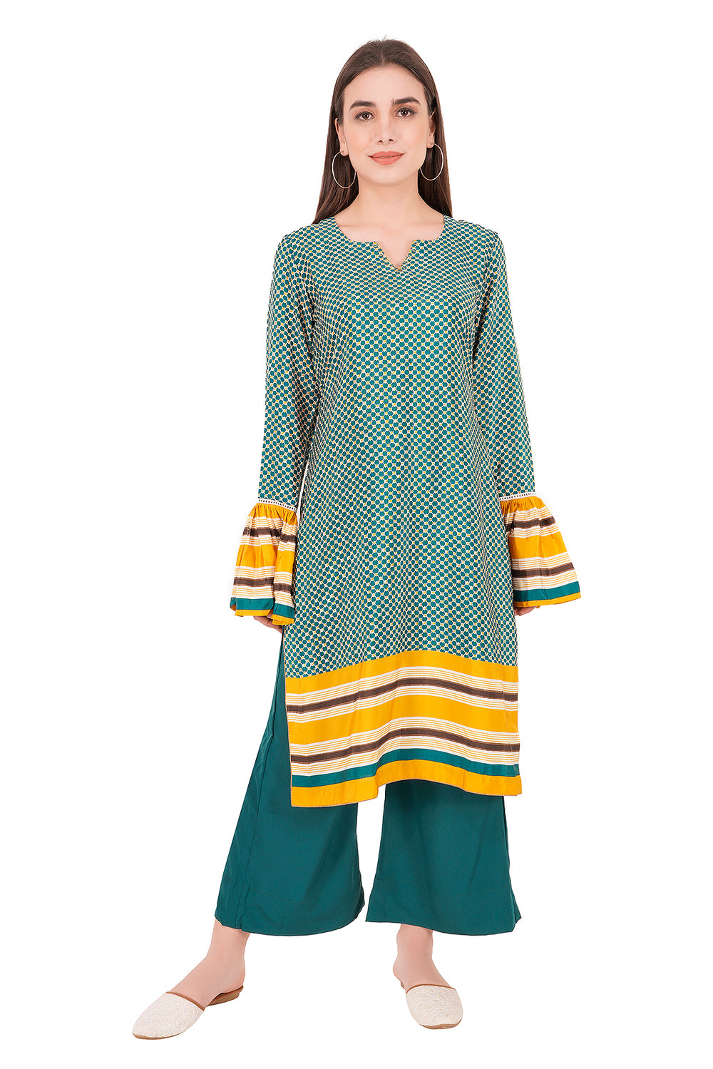 Designer Suit Style Cotton Printed Kurta Set