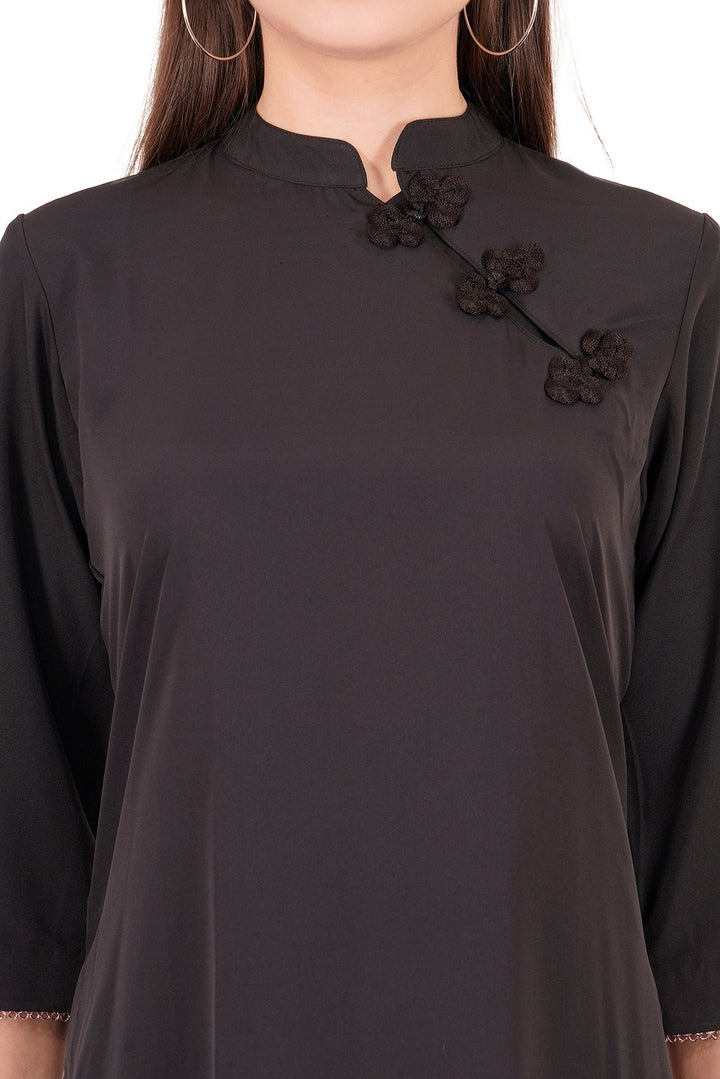 Kashmiri Embroidered Kurta - Ksona | Elegant Hand - Embroidered Cotton Kurta Set with Plazo and Dupatta, Perfect for Festive Occasions | Customized Kashmiri Embroidered Kurta Set