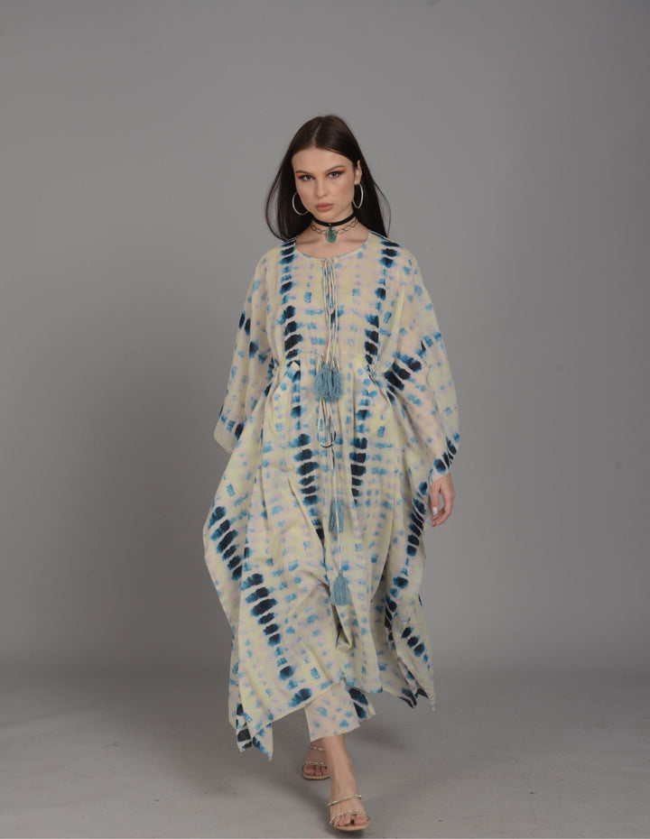 Kashmiri Embroidered Kurta - Ksona | Elegant Hand - Embroidered Cotton Kurta Set with Plazo and Dupatta, Perfect for Festive Occasions | Customized Kashmiri Embroidered Kurta Set
