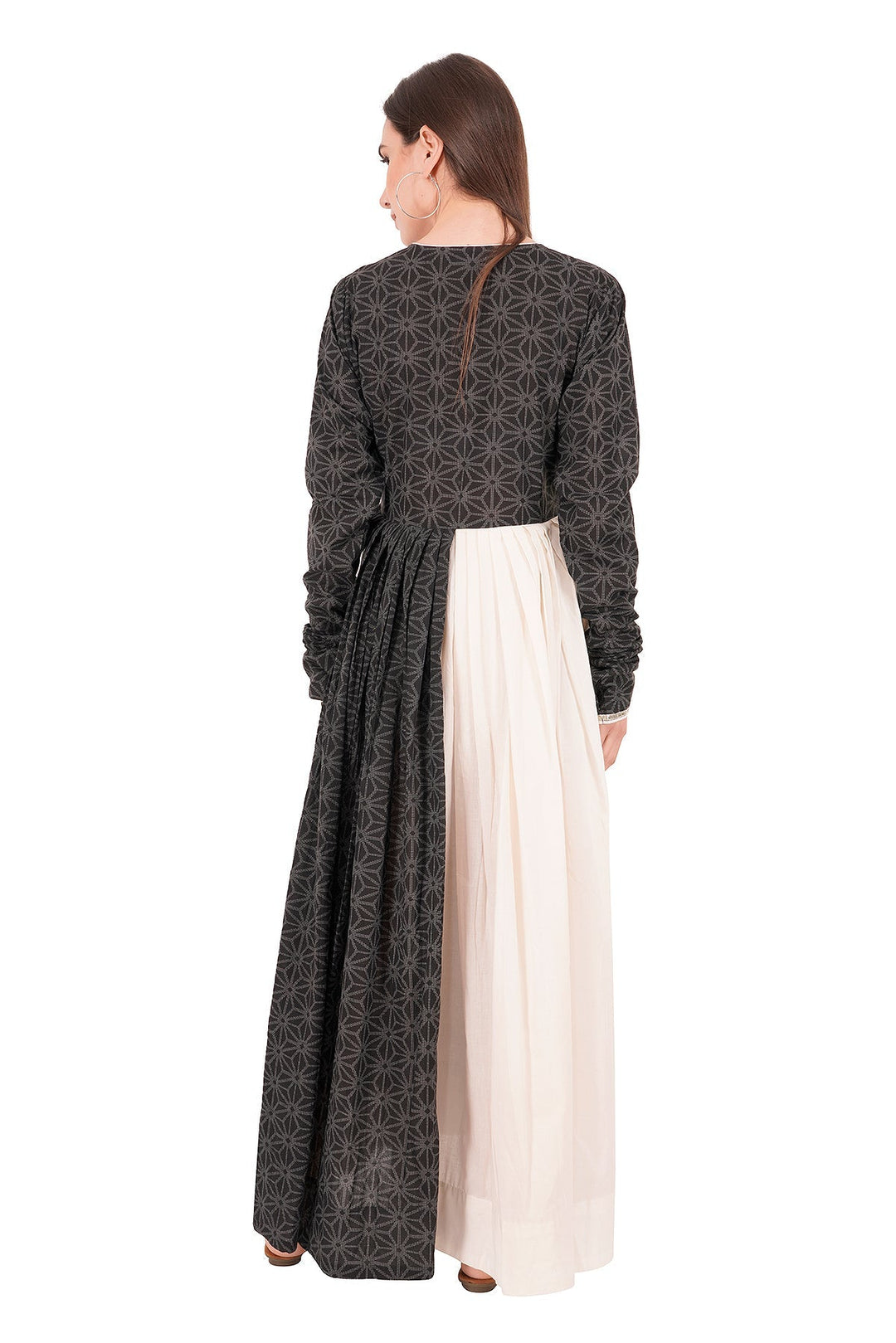 Kashmiri Embroidered Kurta - Ksona | Elegant Hand - Embroidered Cotton Kurta Set with Plazo and Dupatta, Perfect for Festive Occasions | Customized Kashmiri Embroidered Kurta Set