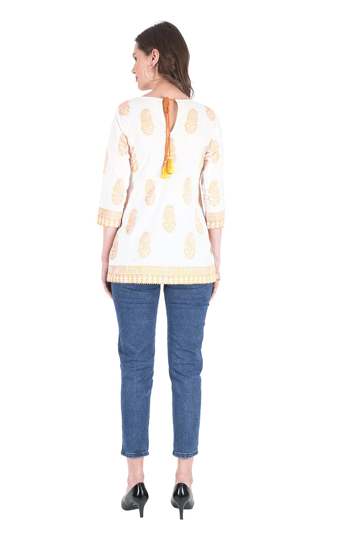 Kashmiri Embroidered Kurta - Ksona | Elegant Hand - Embroidered Cotton Kurta Set with Plazo and Dupatta, Perfect for Festive Occasions | Customized Kashmiri Embroidered Kurta Set