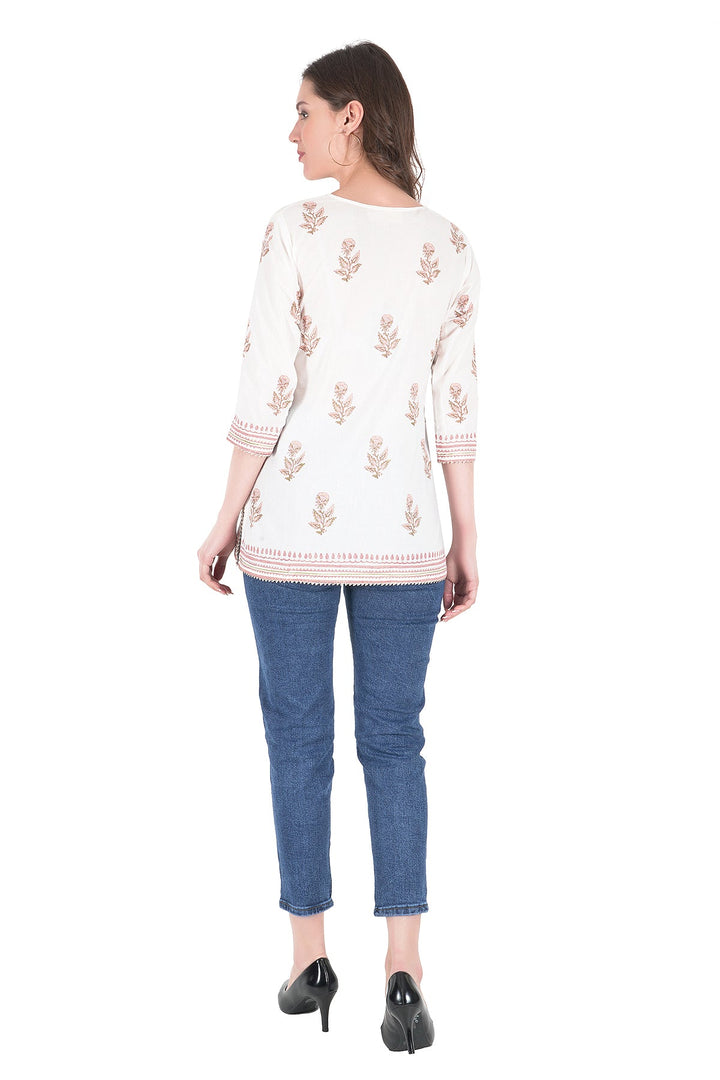 Kashmiri Embroidered Kurta - Ksona | Elegant Hand - Embroidered Cotton Kurta Set with Plazo and Dupatta, Perfect for Festive Occasions | Customized Kashmiri Embroidered Kurta Set