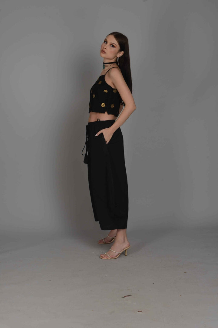 Kashmiri Embroidered Kurta - Ksona | Elegant Hand - Embroidered Cotton Kurta Set with Plazo and Dupatta, Perfect for Festive Occasions | Customized Kashmiri Embroidered Kurta Set
